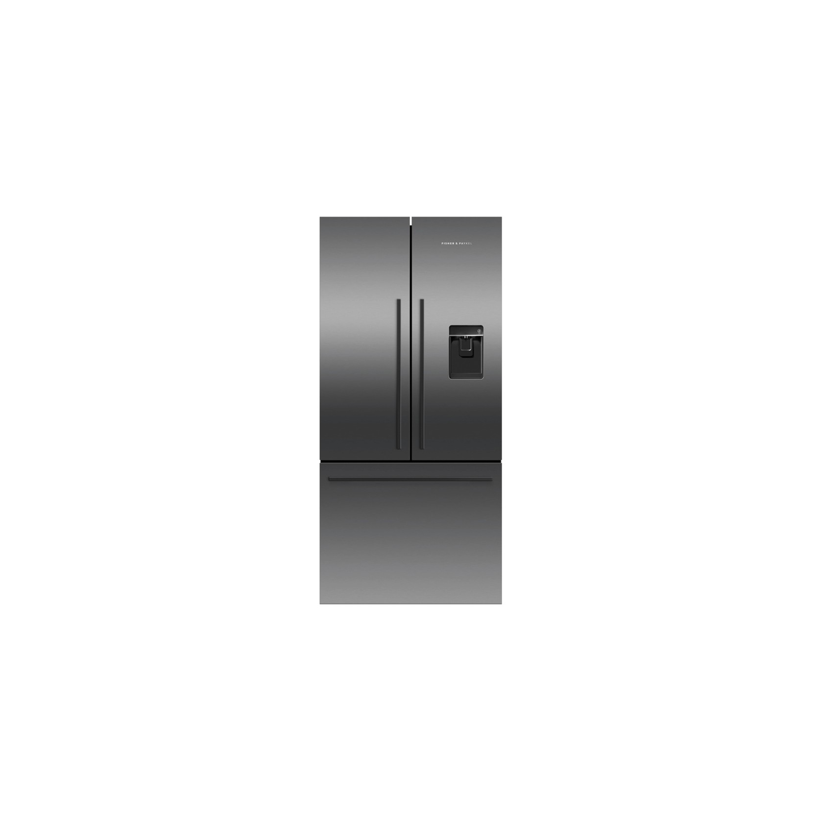 519L French Door Ice & Water Black by Fisher & Paykel gallery detail image