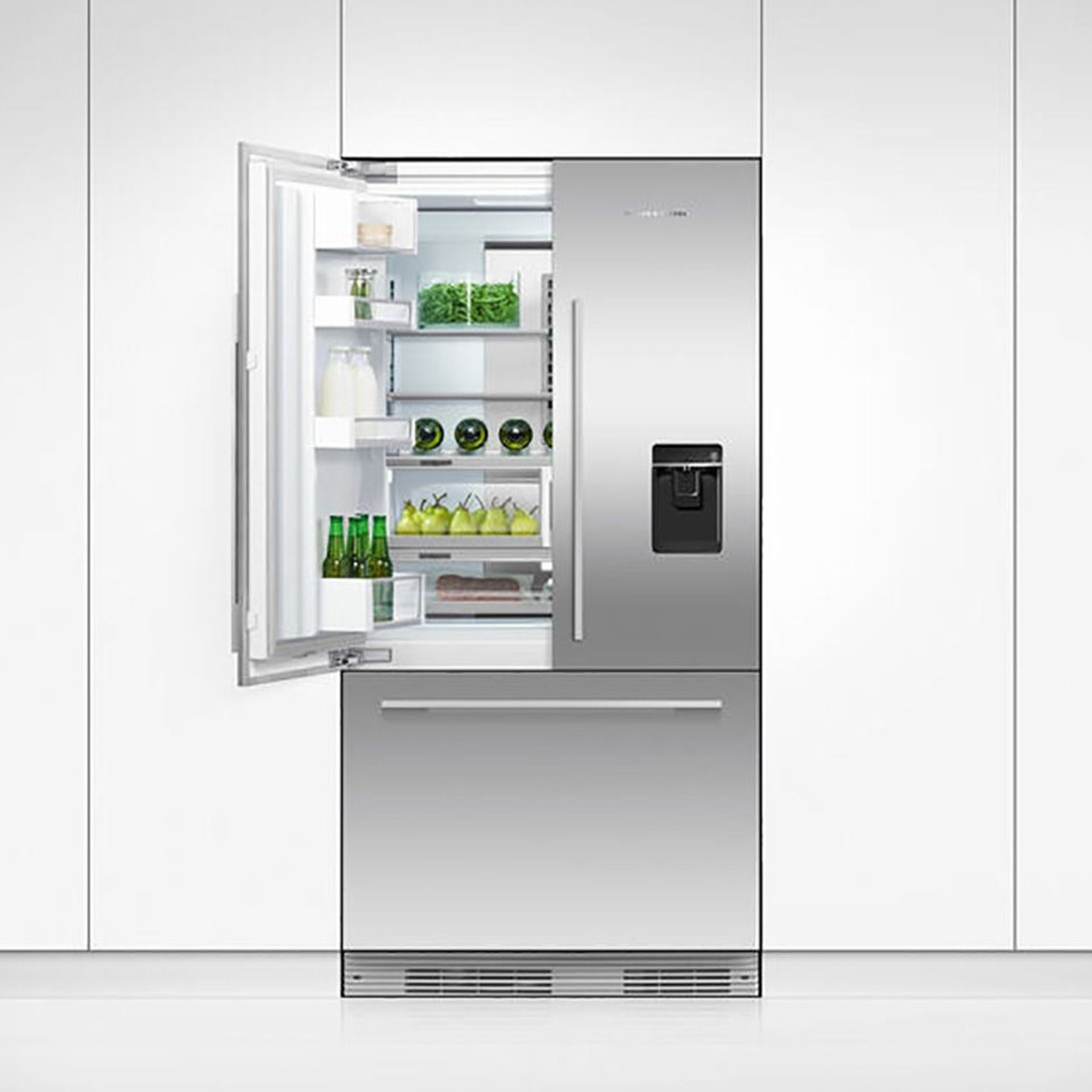 F&P Integrated French Door Refrigerator Freezer w.900 gallery detail image