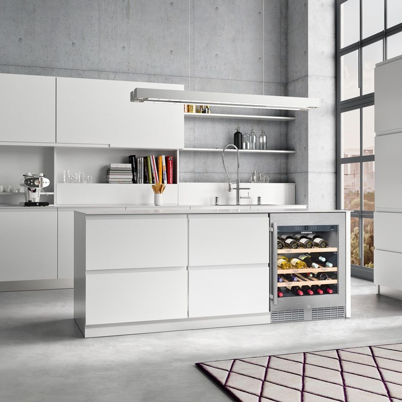 UWKes 1752 GrandCru | Single Zone Built-in Wine Cabinet gallery detail image