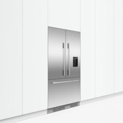 Integrated French Door Refrigerator Freezer, 90cm, Ice & Water gallery detail image