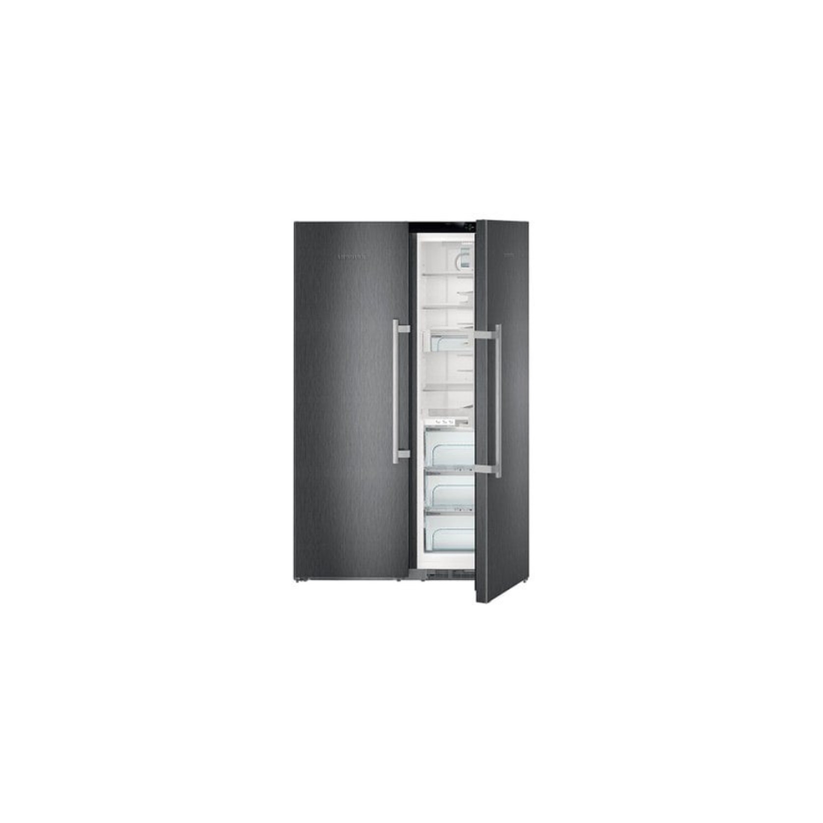 SBSbs 8673 Premium | BioFresh NoFrost | BlackSteel Side-by-Side Combination gallery detail image