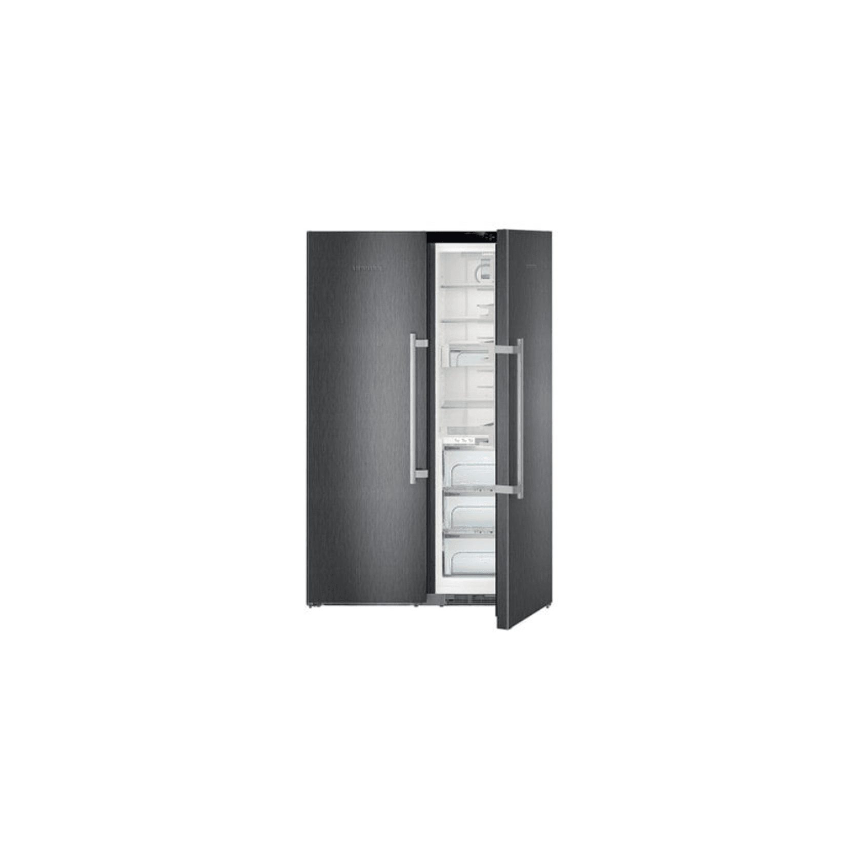SBSbs 8673 Premium | BioFresh NoFrost | BlackSteel Side-by-Side Combination gallery detail image