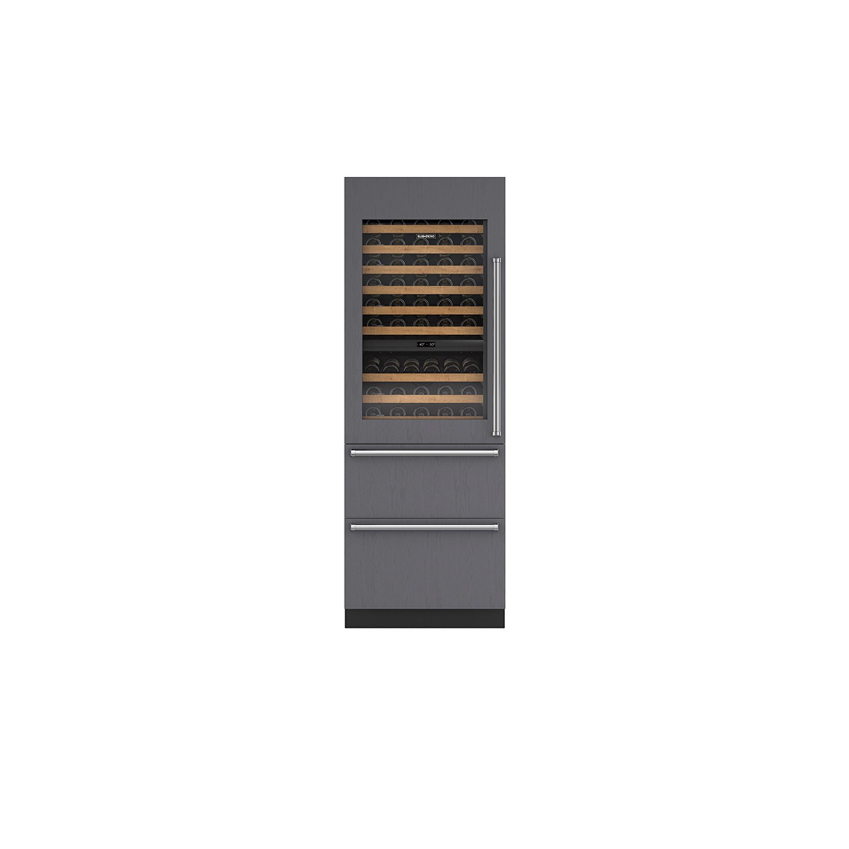 Sub-Zero Wine Storage with Refrigerator Drawers gallery detail image