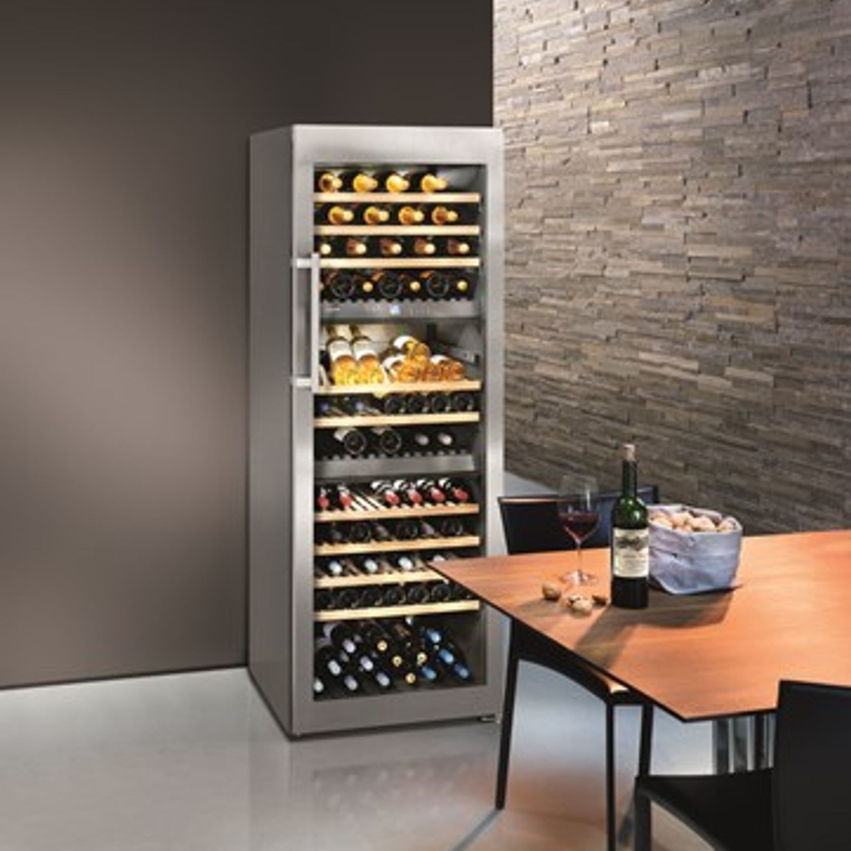 WTes 5872 Vinidor | Triple Zone Wine Cabinet gallery detail image