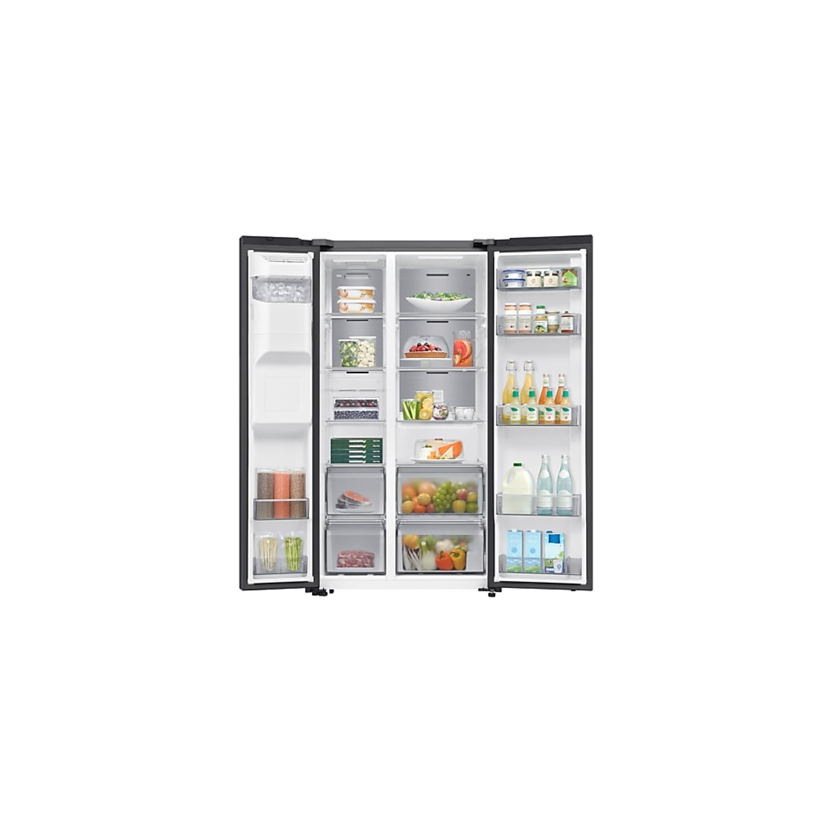 635L Bespoke Refrigerator SBS -AI Energy Mode Black DOI gallery detail image