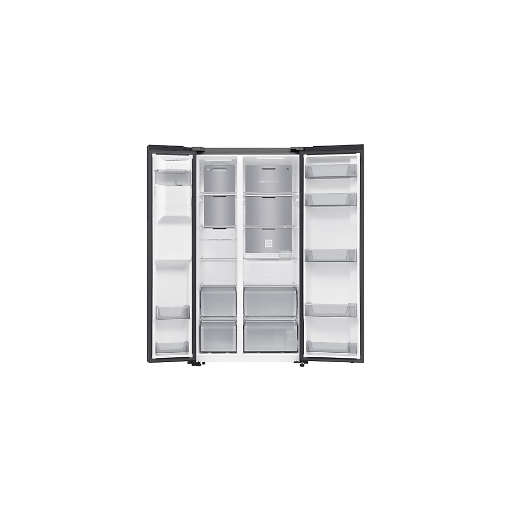635L Bespoke Refrigerator SBS -AI Energy Mode Black DOI gallery detail image