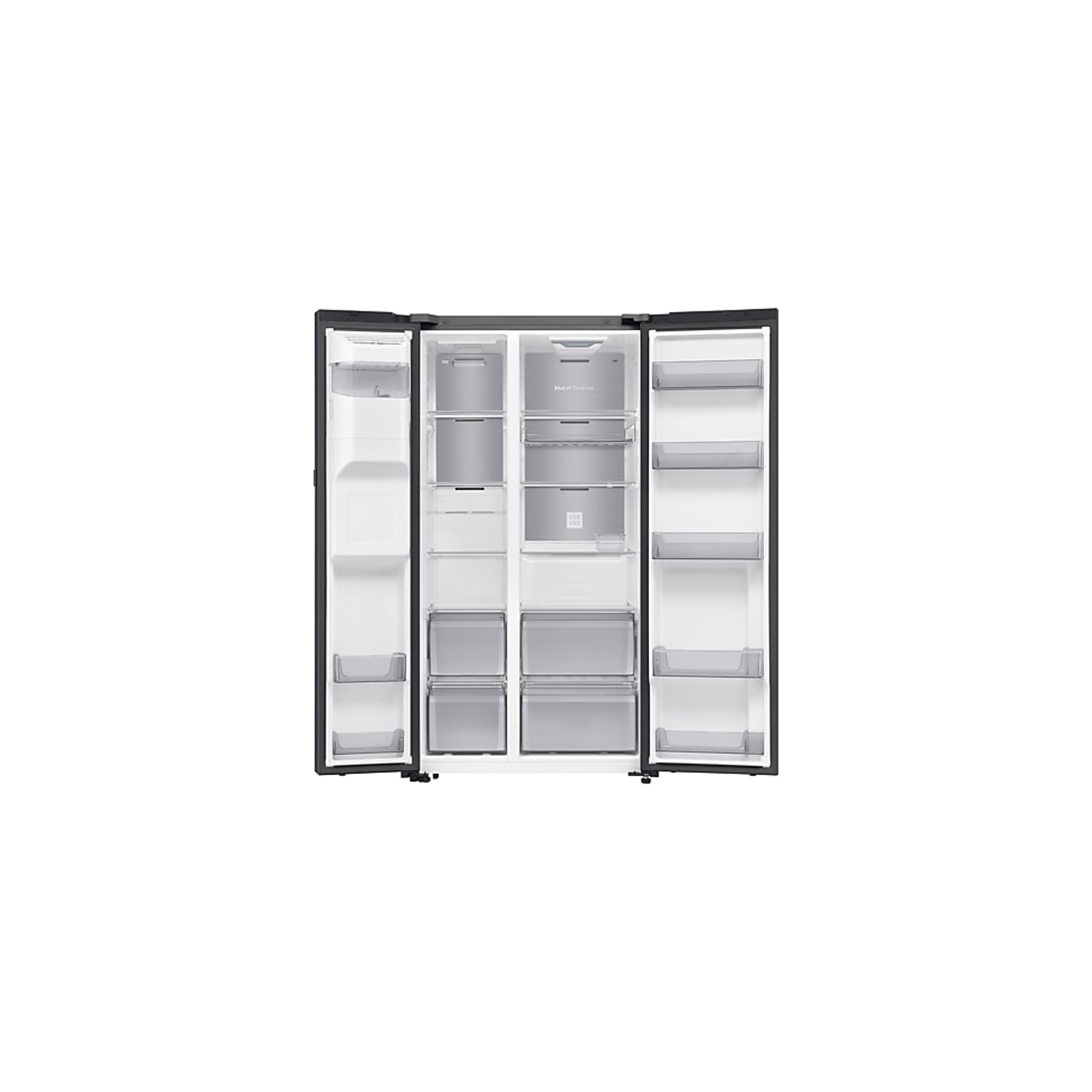 615L Bespoke Refrigerator SBS - AI Home Black DOI gallery detail image