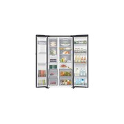 615L Bespoke Refrigerator SBS - AI Home Black DOI gallery detail image