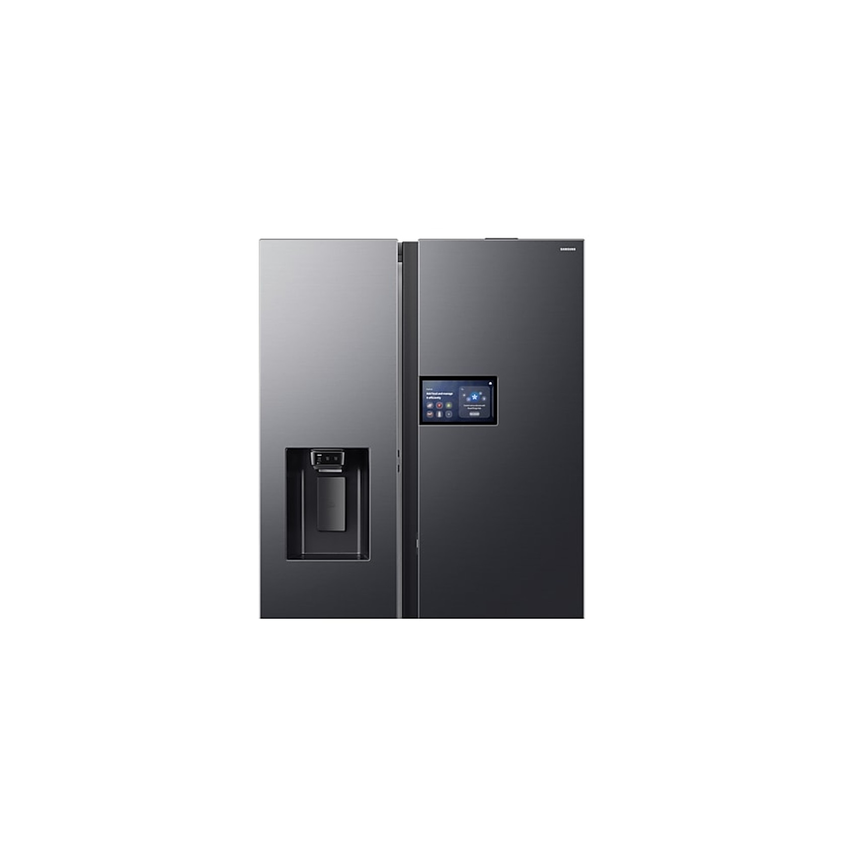 615L Bespoke Refrigerator SBS - AI Home Black DOI gallery detail image