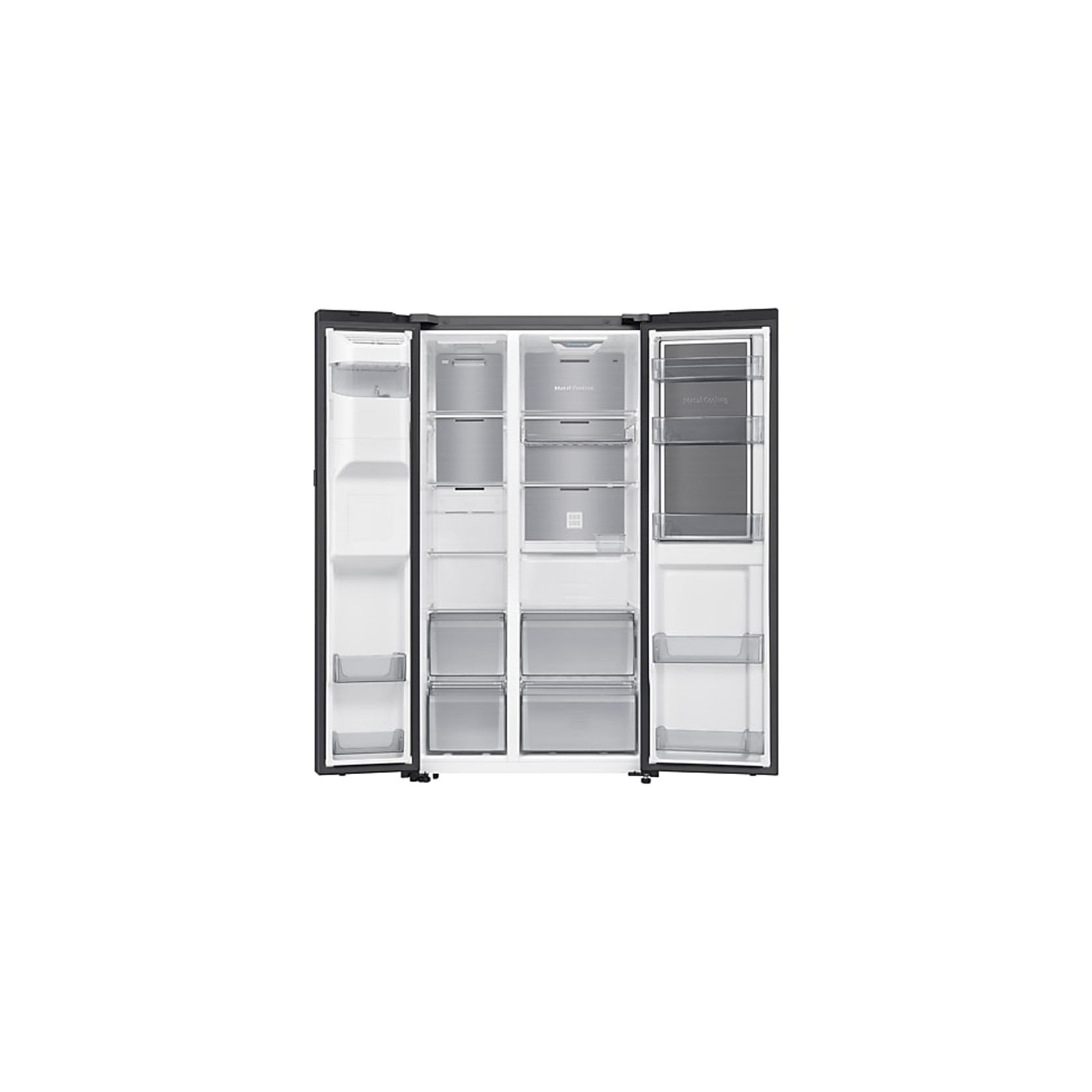 627L Refrigerator SBS - Food Showcase Black DOI gallery detail image