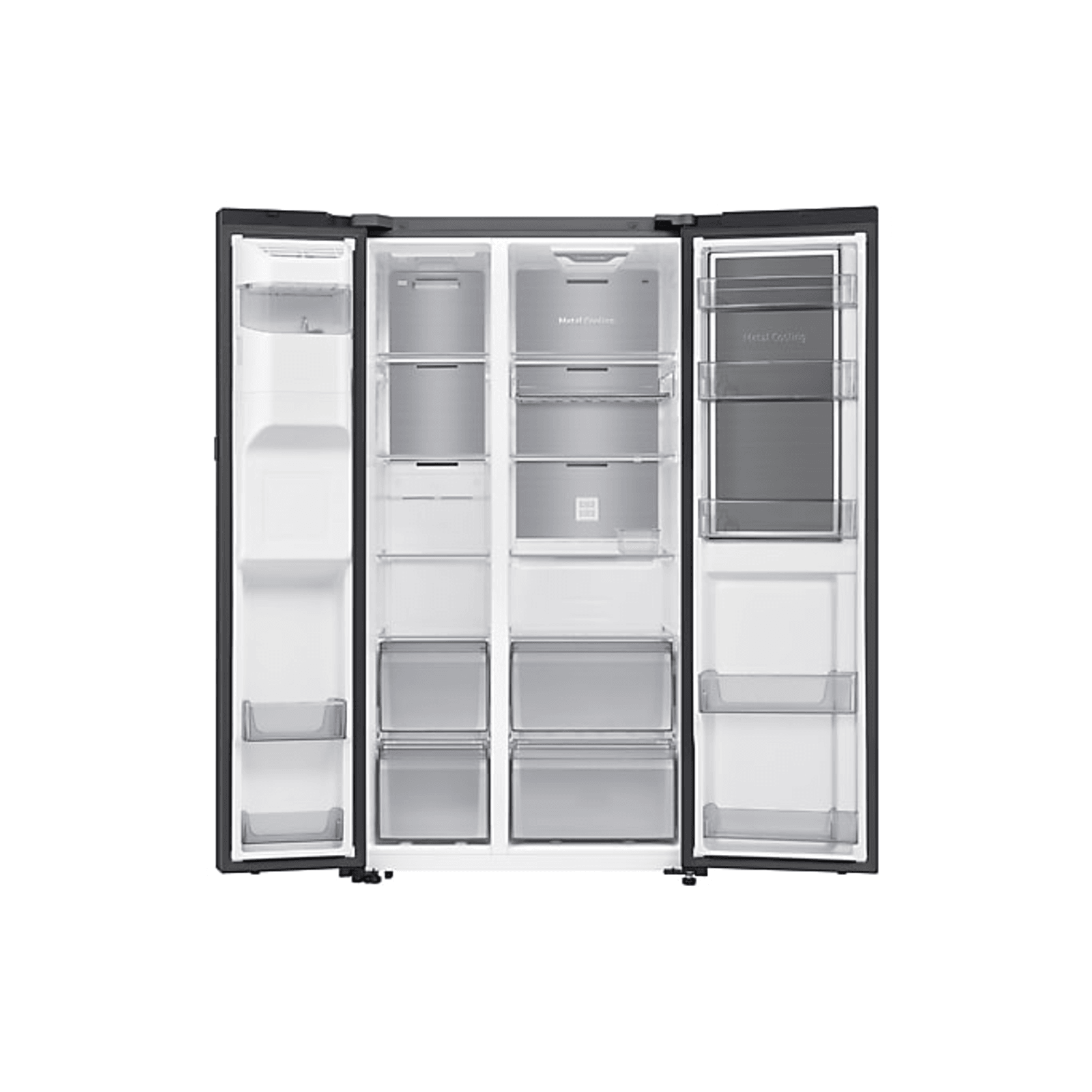627L Refrigerator SBS - Food Showcase Black DOI gallery detail image