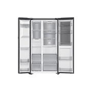 627L Refrigerator SBS - Food Showcase Black DOI gallery detail image