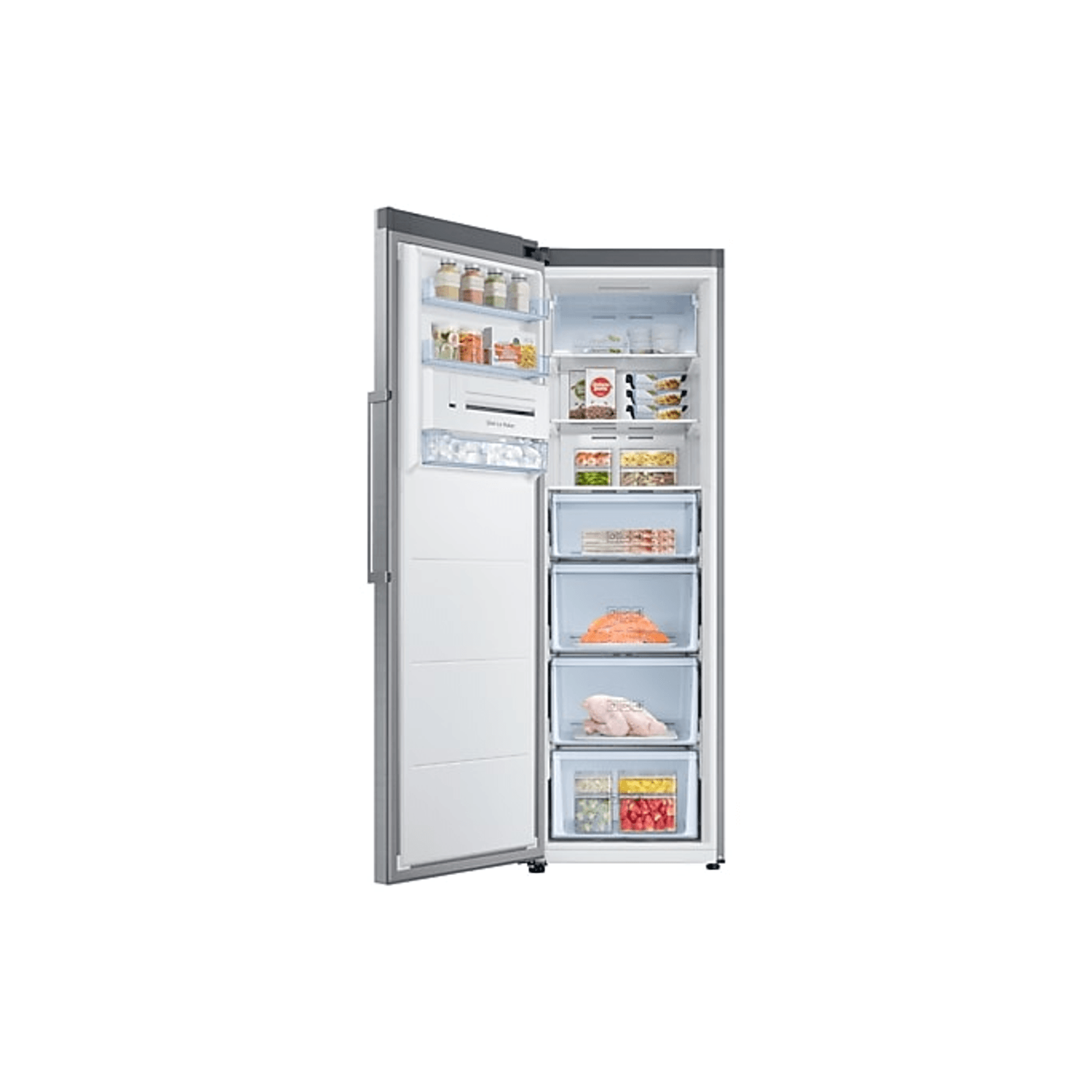 323L Freezer 1 Door - All Round Cooling Refined Steel gallery detail image
