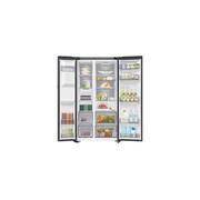 634L Bespoke Refrigerator SBS -Auto Open Door Black DOI gallery detail image