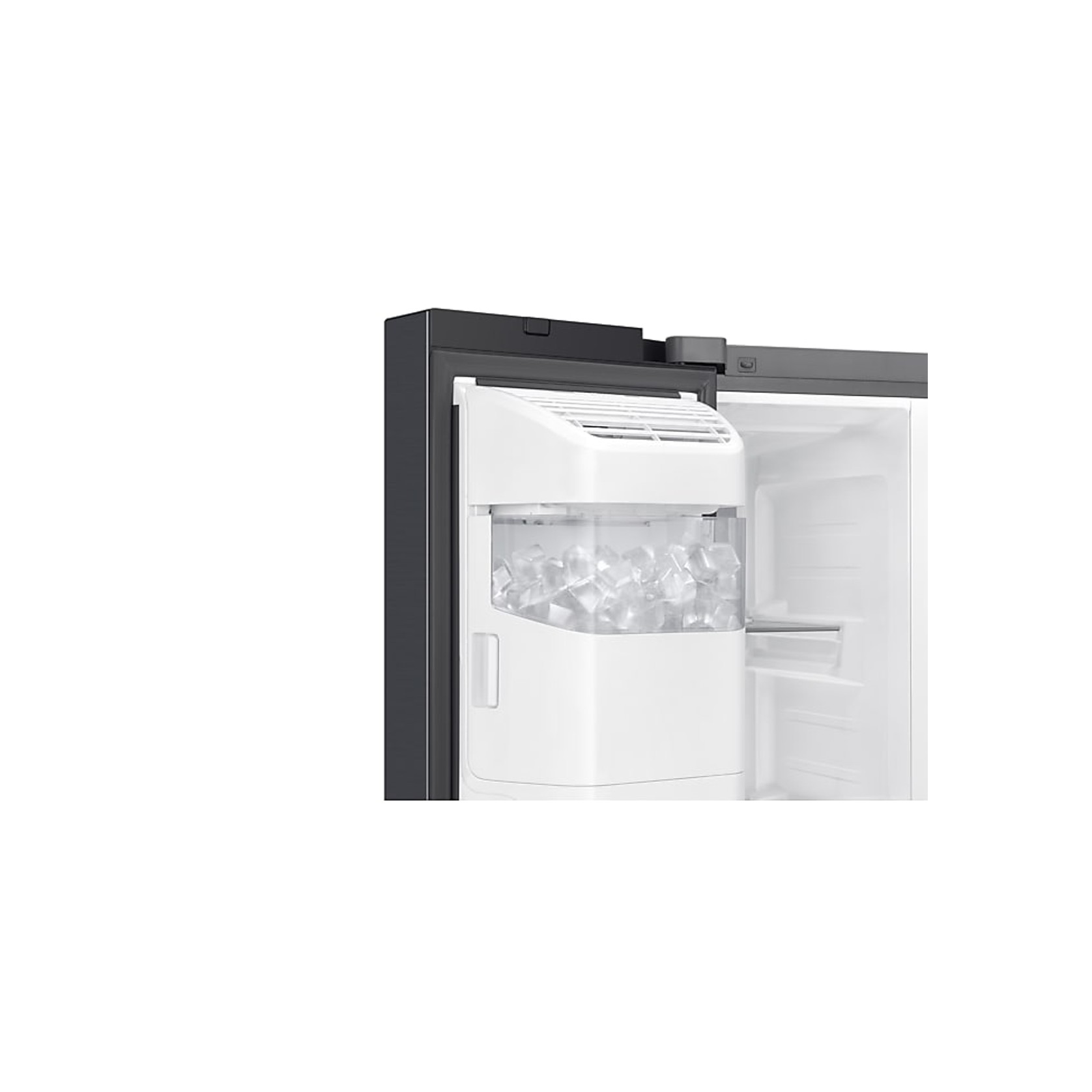 634L Bespoke Refrigerator SBS -Auto Open Door Black DOI gallery detail image