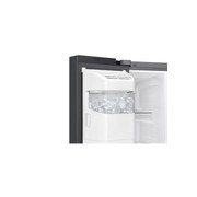 634L Bespoke Refrigerator SBS -Auto Open Door Black DOI gallery detail image