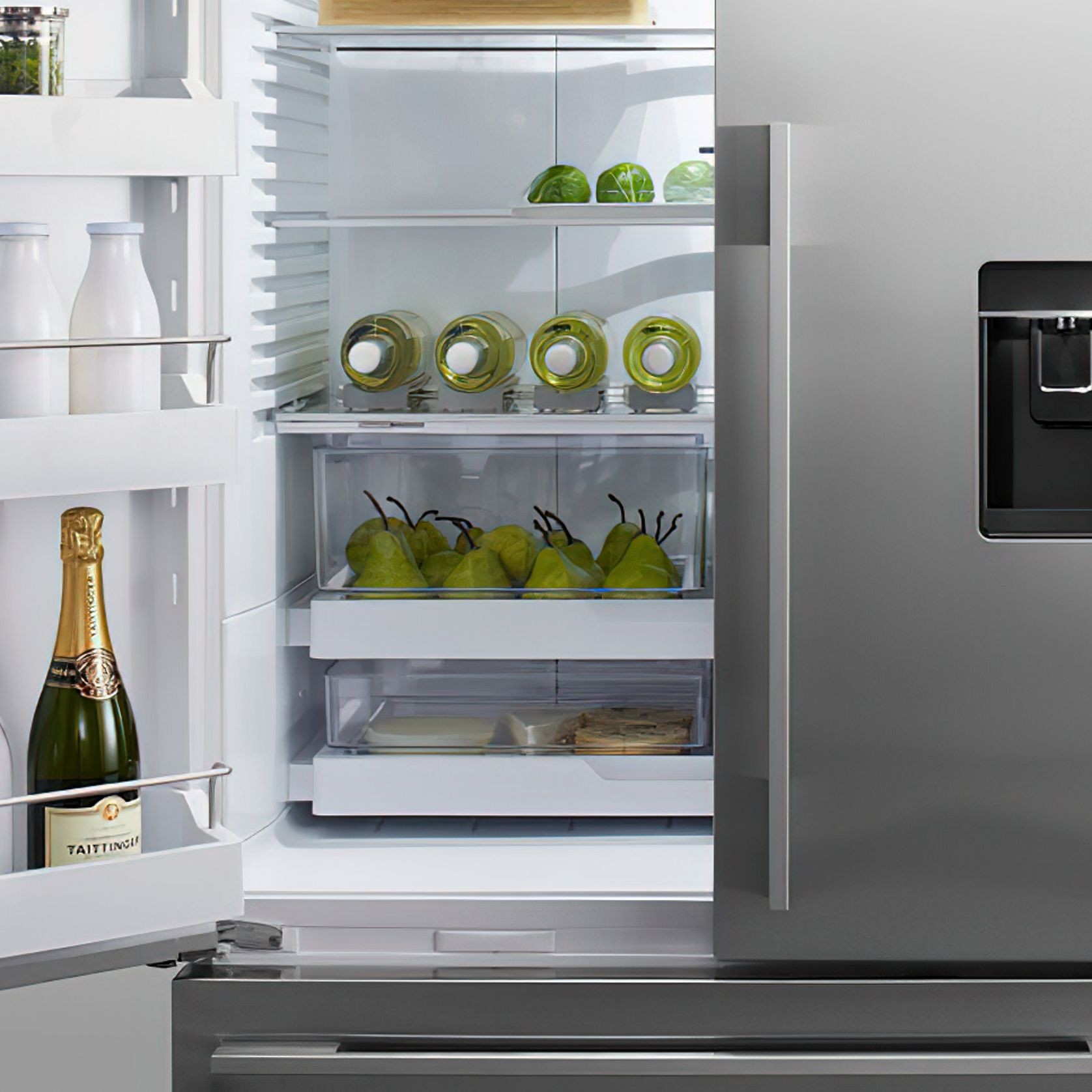 F&P Freestanding French Door Refrigerator Freezer, 569L gallery detail image