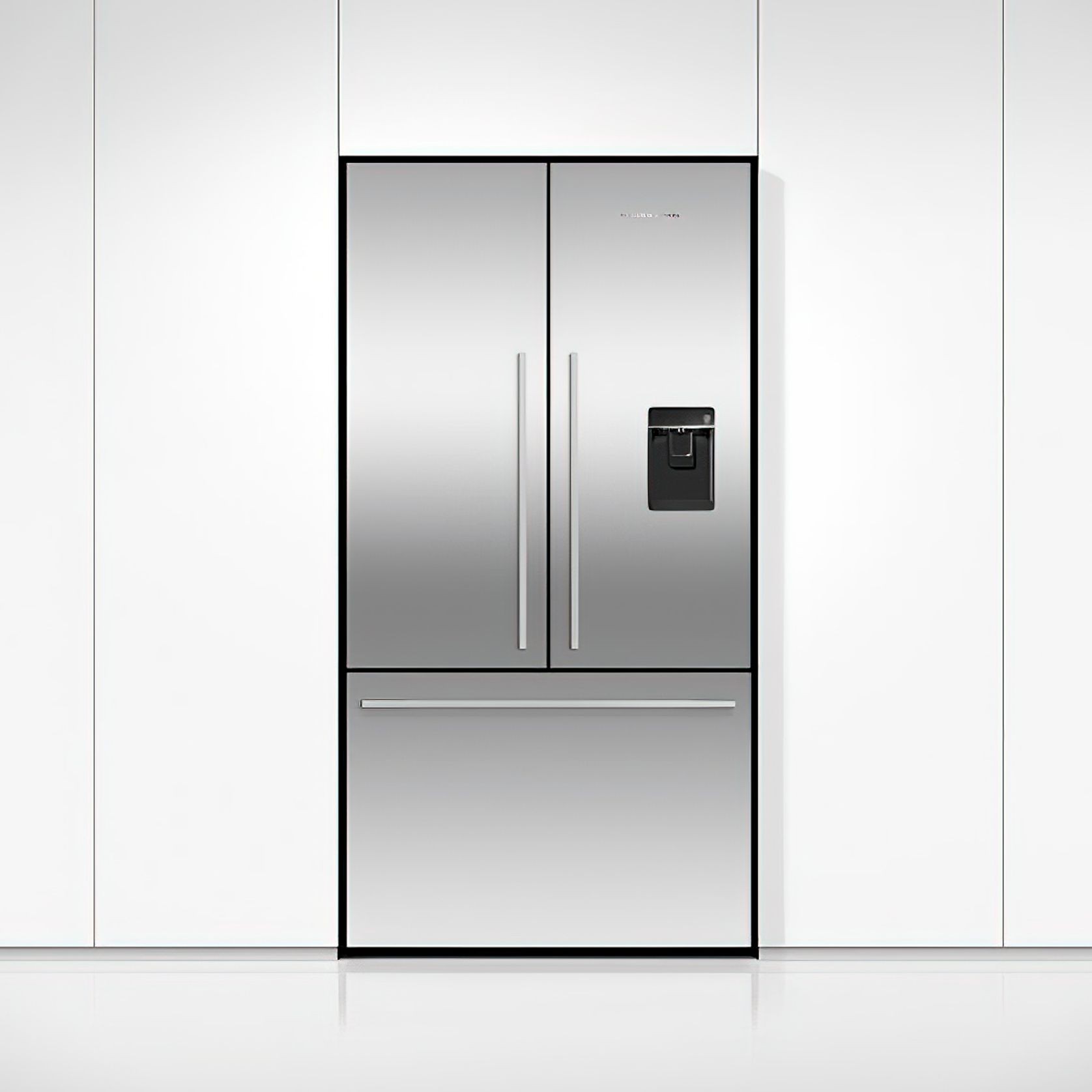 F&P Freestanding French Door Refrigerator Freezer, 569L gallery detail image