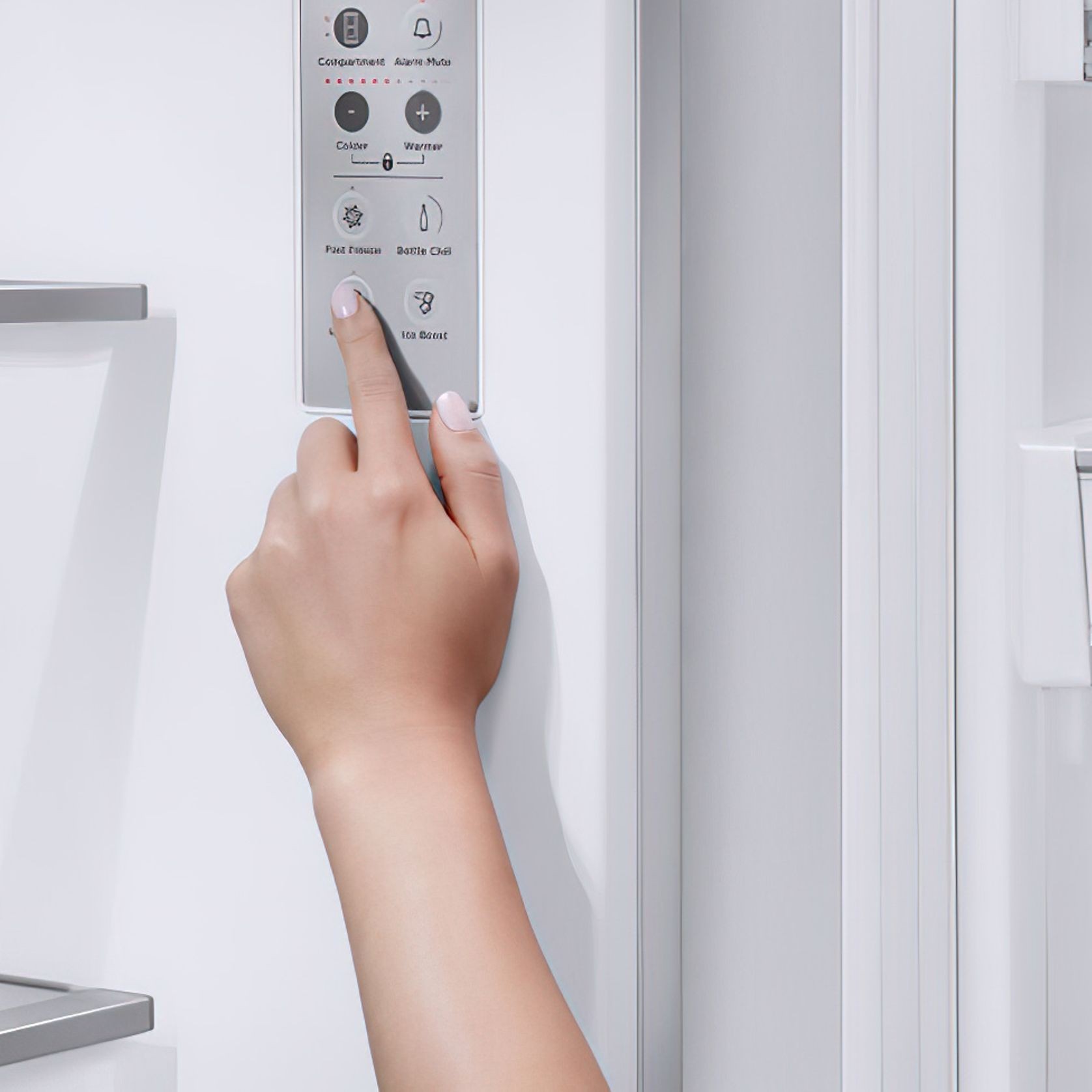 F&P Integrated French Door Fridge Freezer Ice & Water gallery detail image