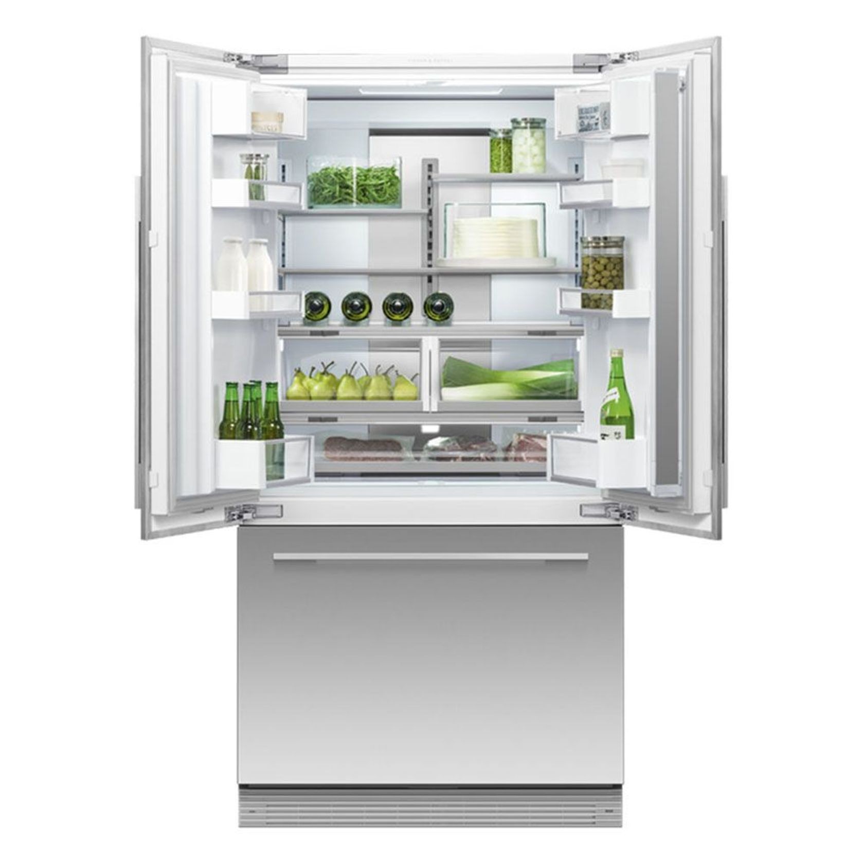 F&P Integrated French Door Refrigerator Freezer w.900 gallery detail image