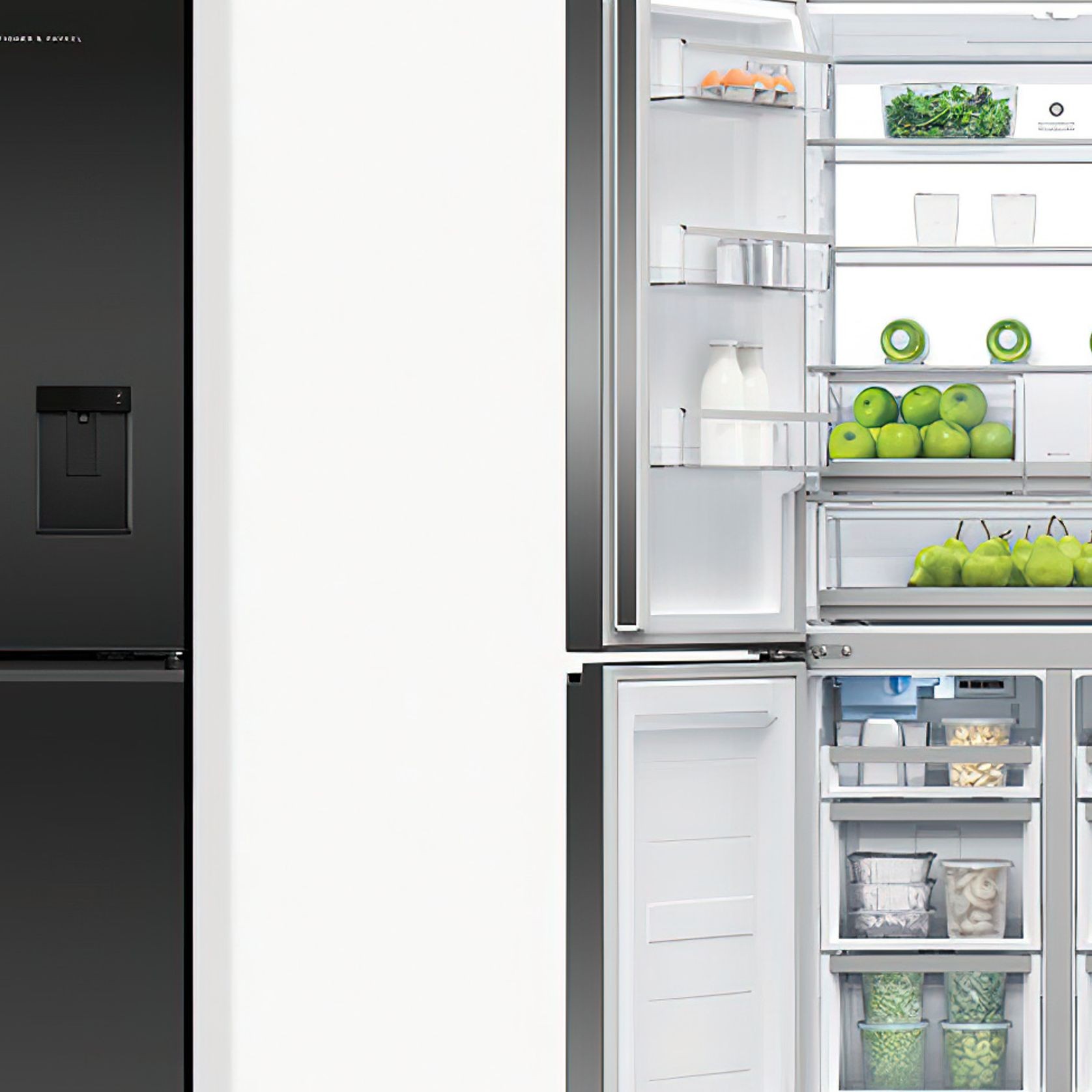 F&P Freestanding Quad Door Refrigerator Freezer, 690L gallery detail image