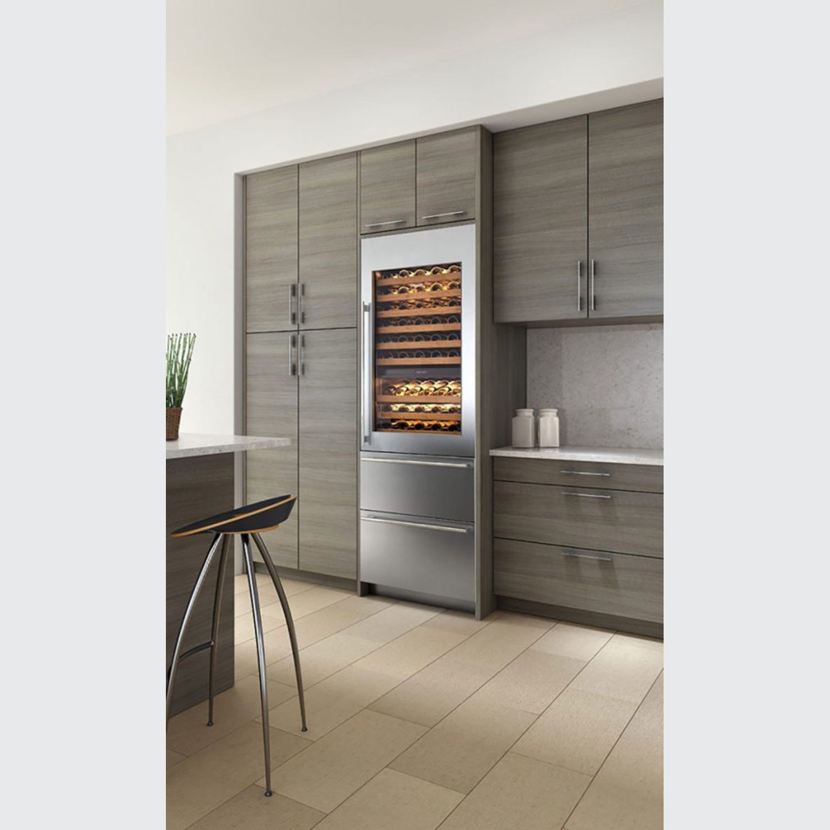 SubZero Wine Fridge ICBIW30R ArchiPro NZ