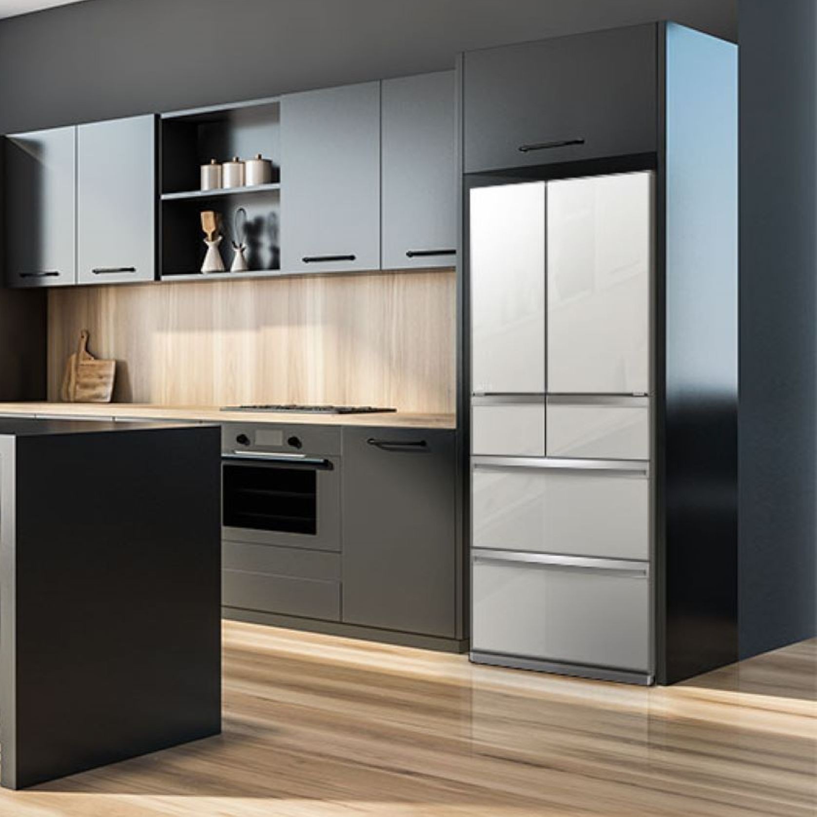 WX Series Four Drawer French Door Fridge gallery detail image