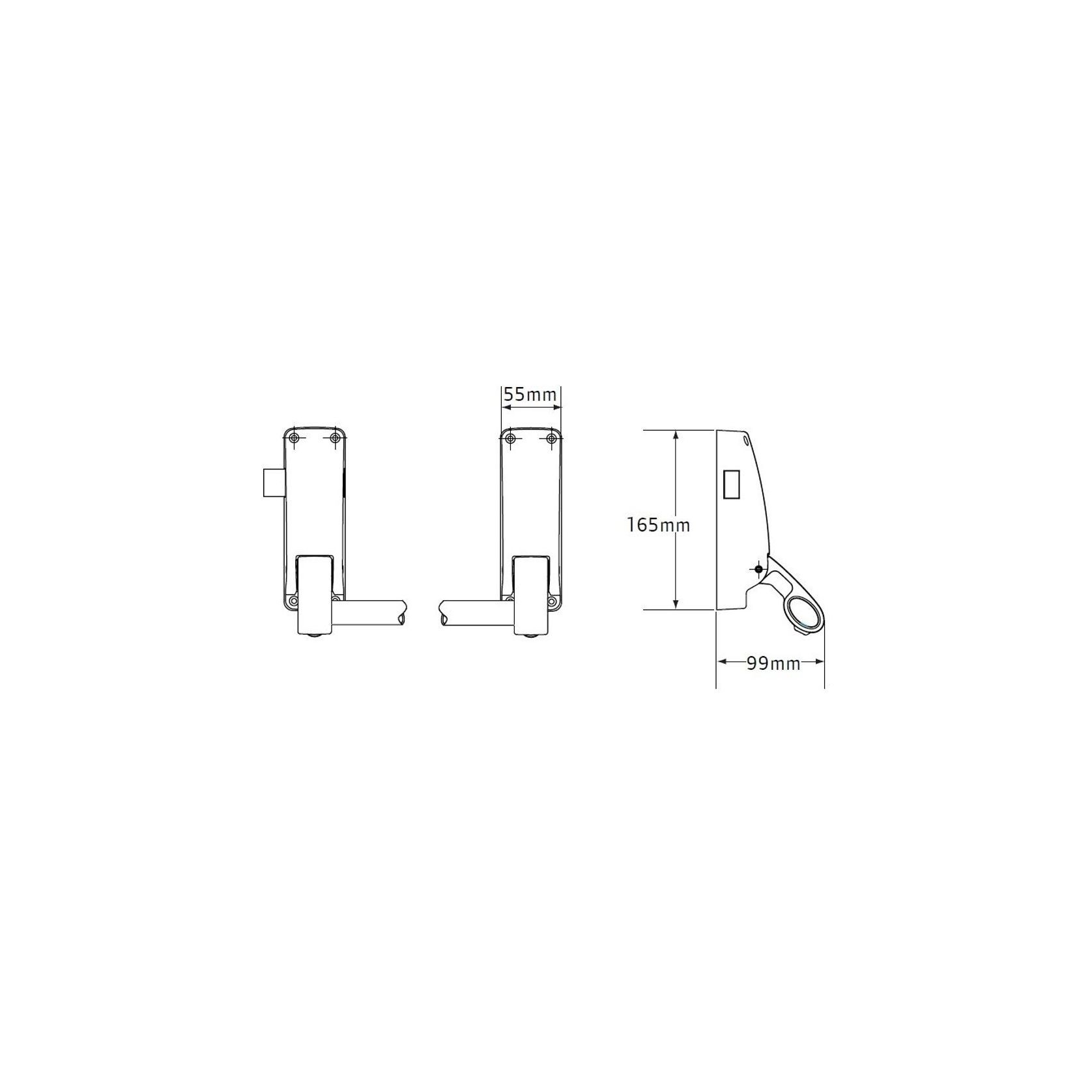 Briton Panic Bar Pack Outside Lever with Cylinder gallery detail image