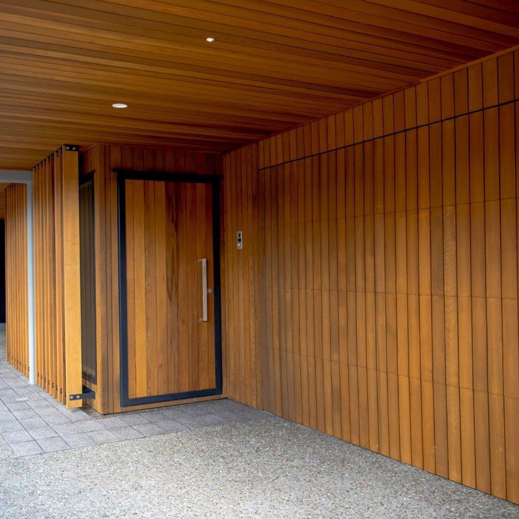 E1 Solid Timber Modern Entrance Doors gallery detail image