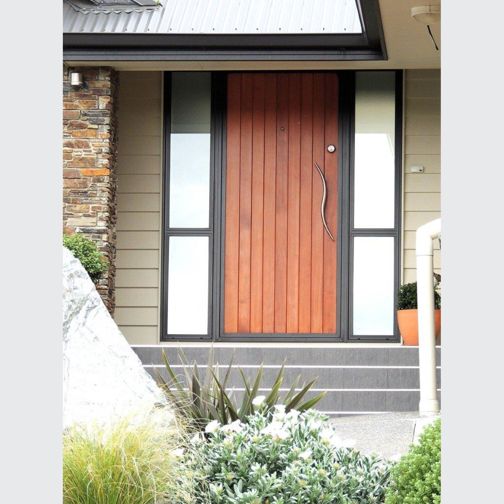 E1 Solid Timber Modern Entrance Doors gallery detail image