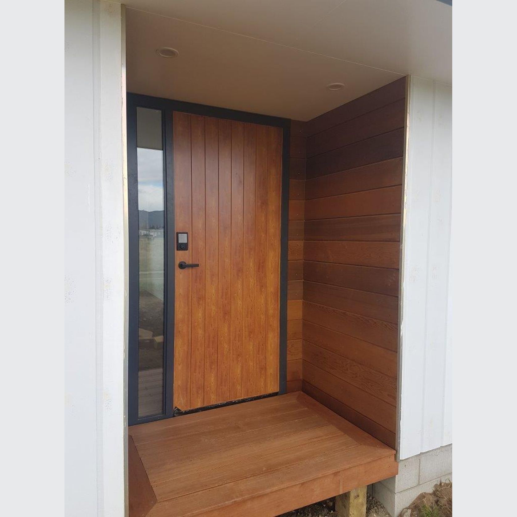 E1 Solid Timber Modern Entrance Doors gallery detail image