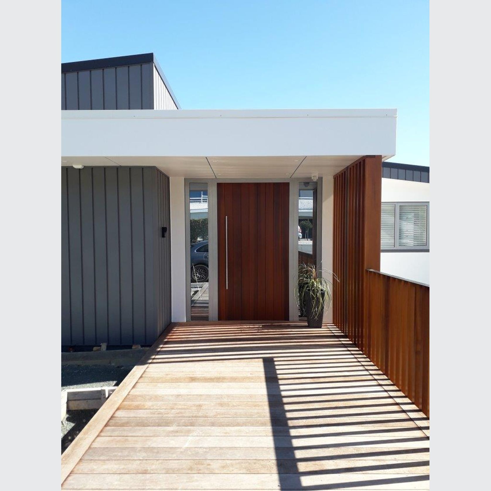 E1 Solid Timber Modern Entrance Doors gallery detail image