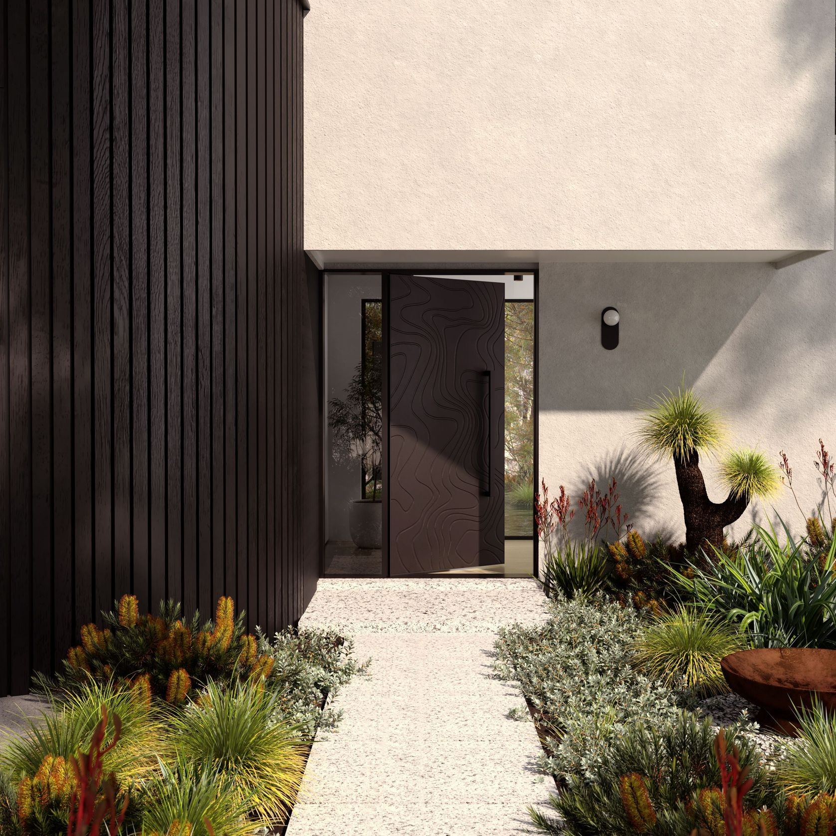 Meta 4 Patterned Aluminium FL Door gallery detail image