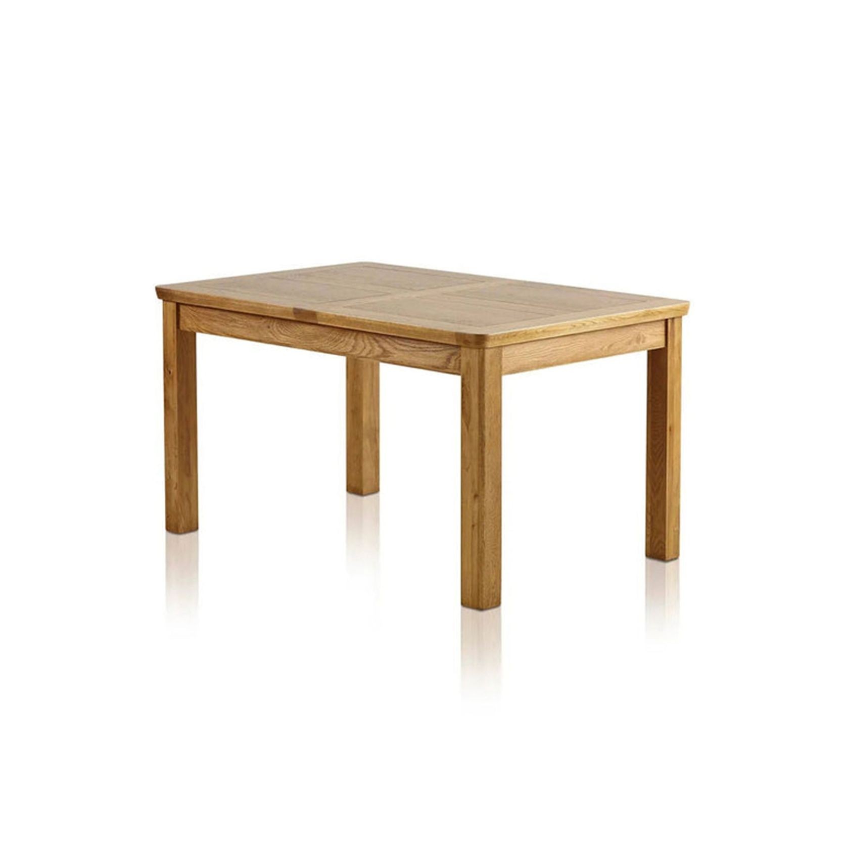 Renwick Rustic Solid Oak Extending Dining Table gallery detail image