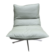 Staten Leather Swivel Chair gallery detail image
