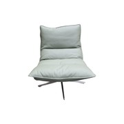 Staten Leather Swivel Chair gallery detail image