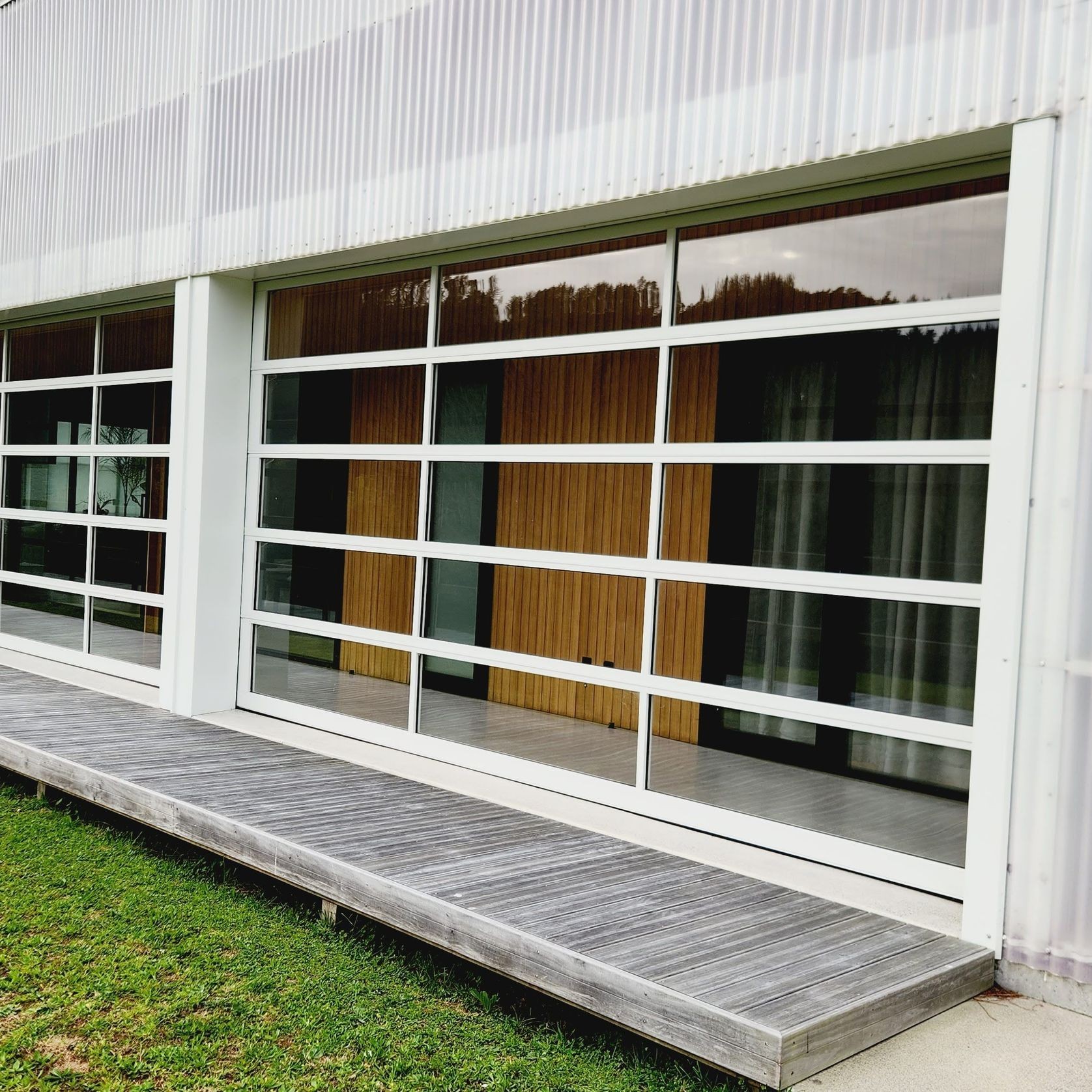 Panoramic Glazed Sectional Garage Door gallery detail image