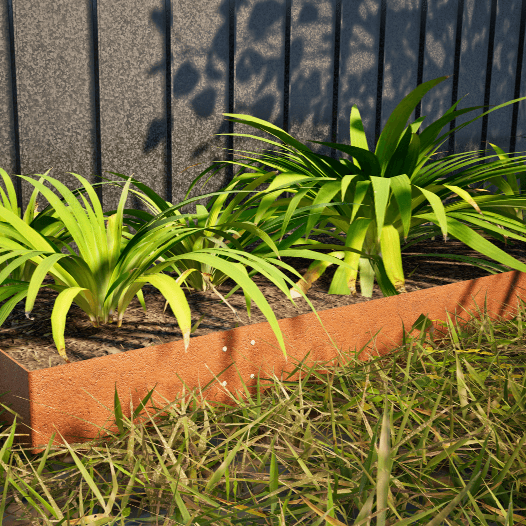 Terraedge Flexible Corten Steel Garden Edging gallery detail image