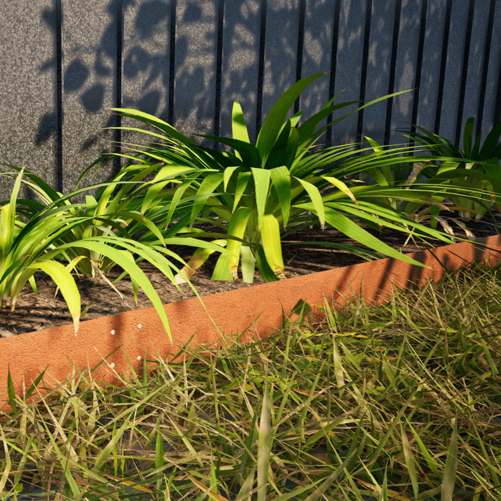 200 mm High. Corten Steel Garden Edging 3.00 mm Thick gallery detail image