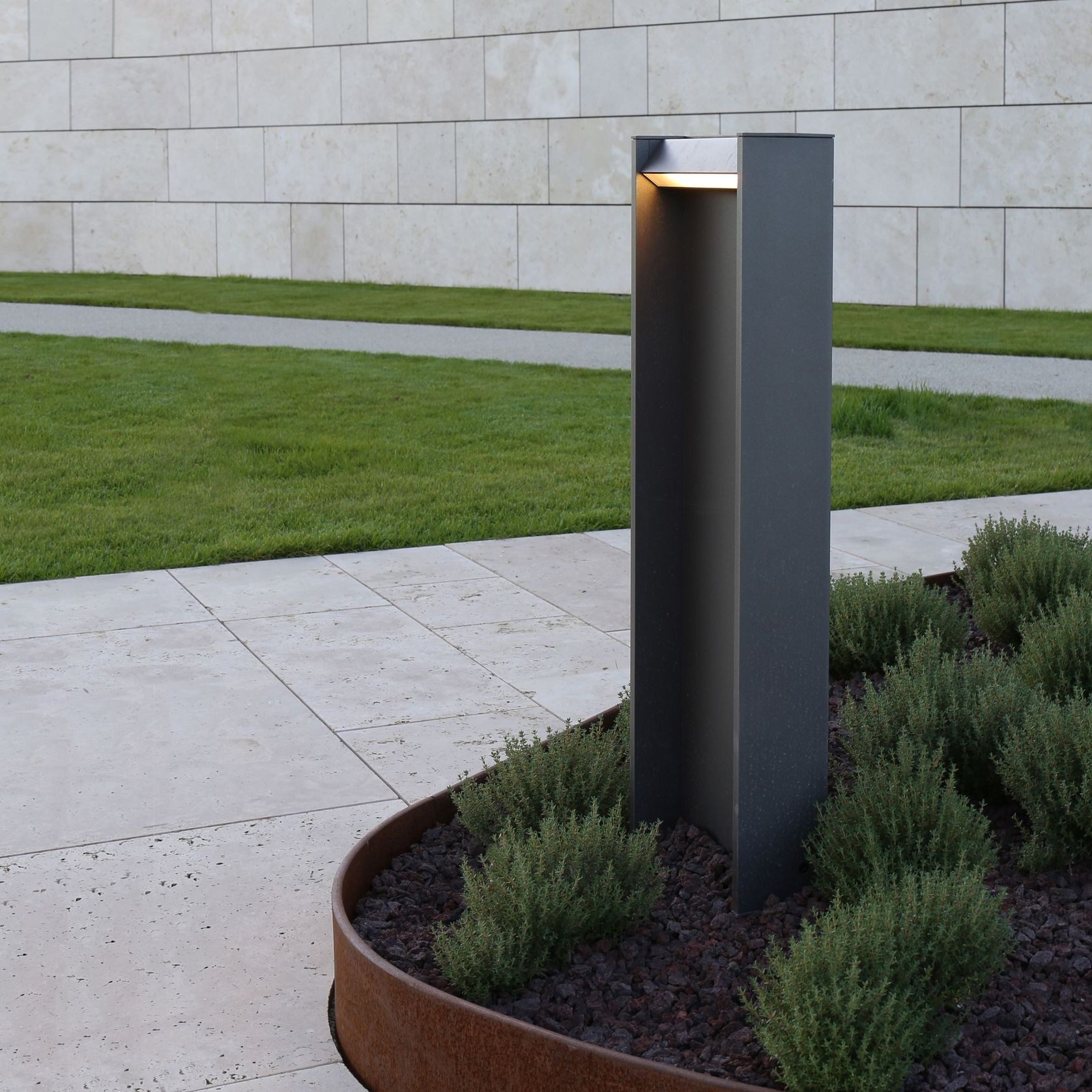 Slat 70 Outdoor Bollard Light gallery detail image