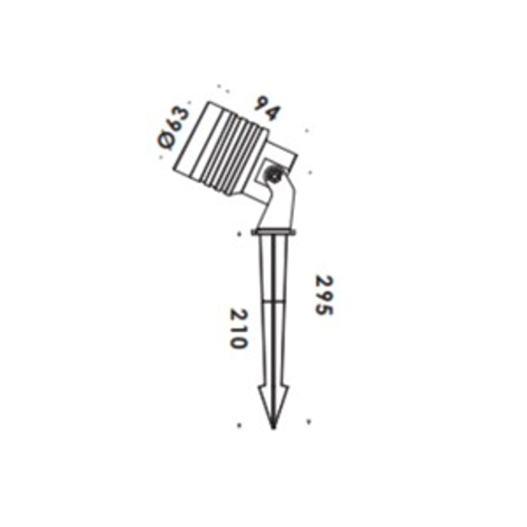 LED Garden Spot & Spike Light 9W gallery detail image