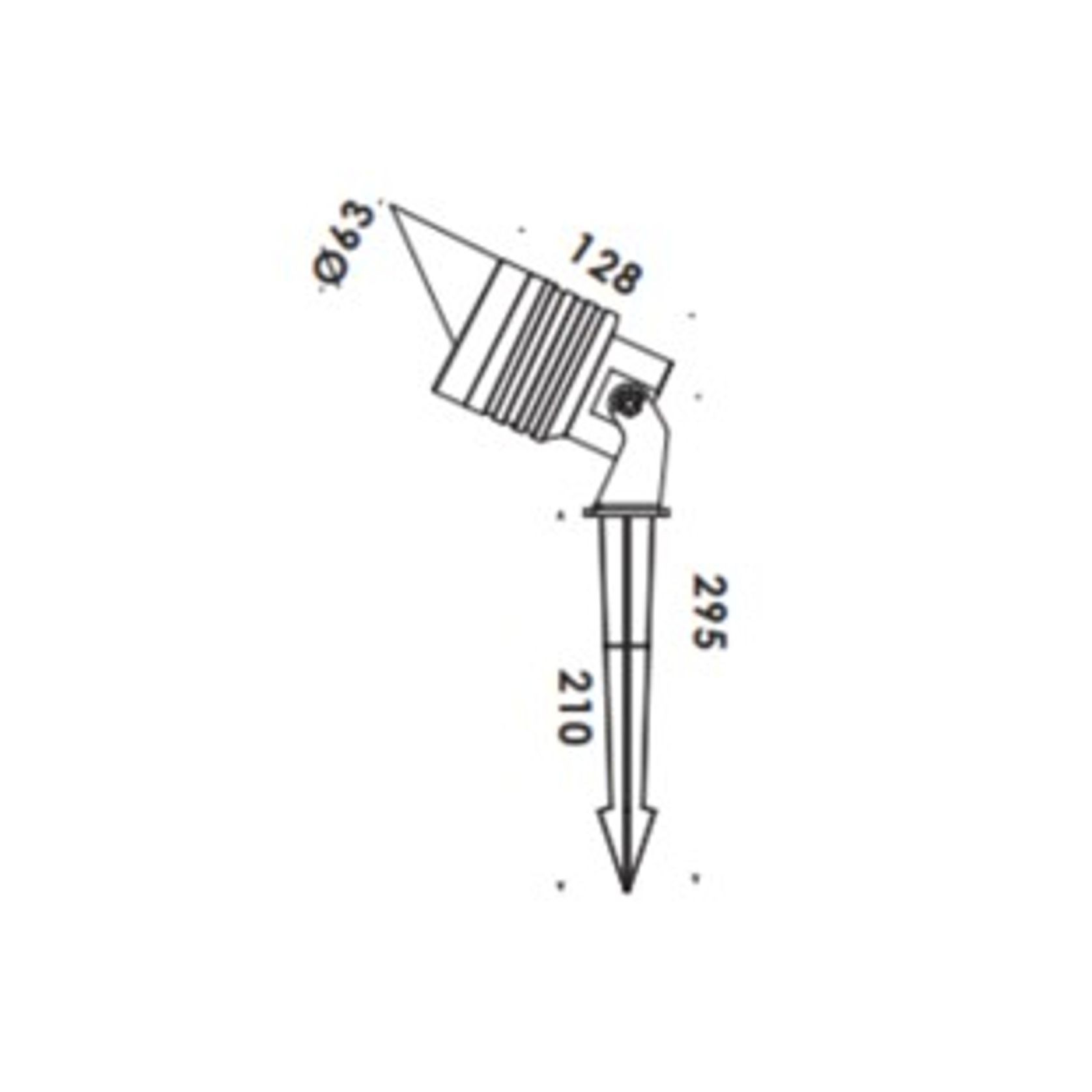 LED Garden Spot & Spike Light 9W gallery detail image