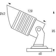 LED Garden Spot & Spike Light 9W gallery detail image
