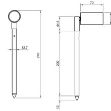 Twiggy Spike Directional Spotlight gallery detail image