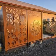 Privacy Screen - Thistle & Weave Panel Set gallery detail image