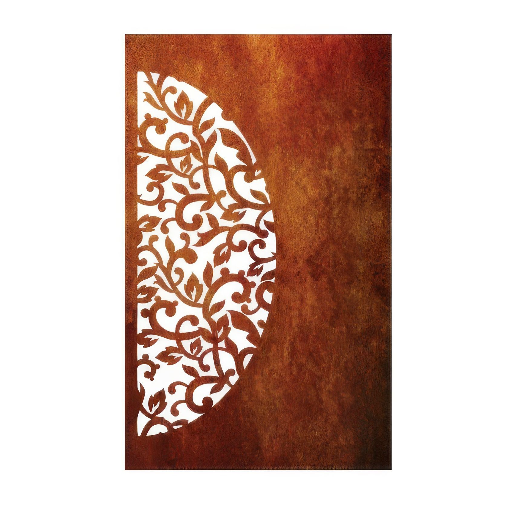 Decorative Laser Cut Fence Panel - Koru & Leaves gallery detail image