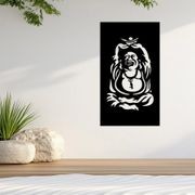 Laughing Buddha - Laser Cut Fence Panel gallery detail image