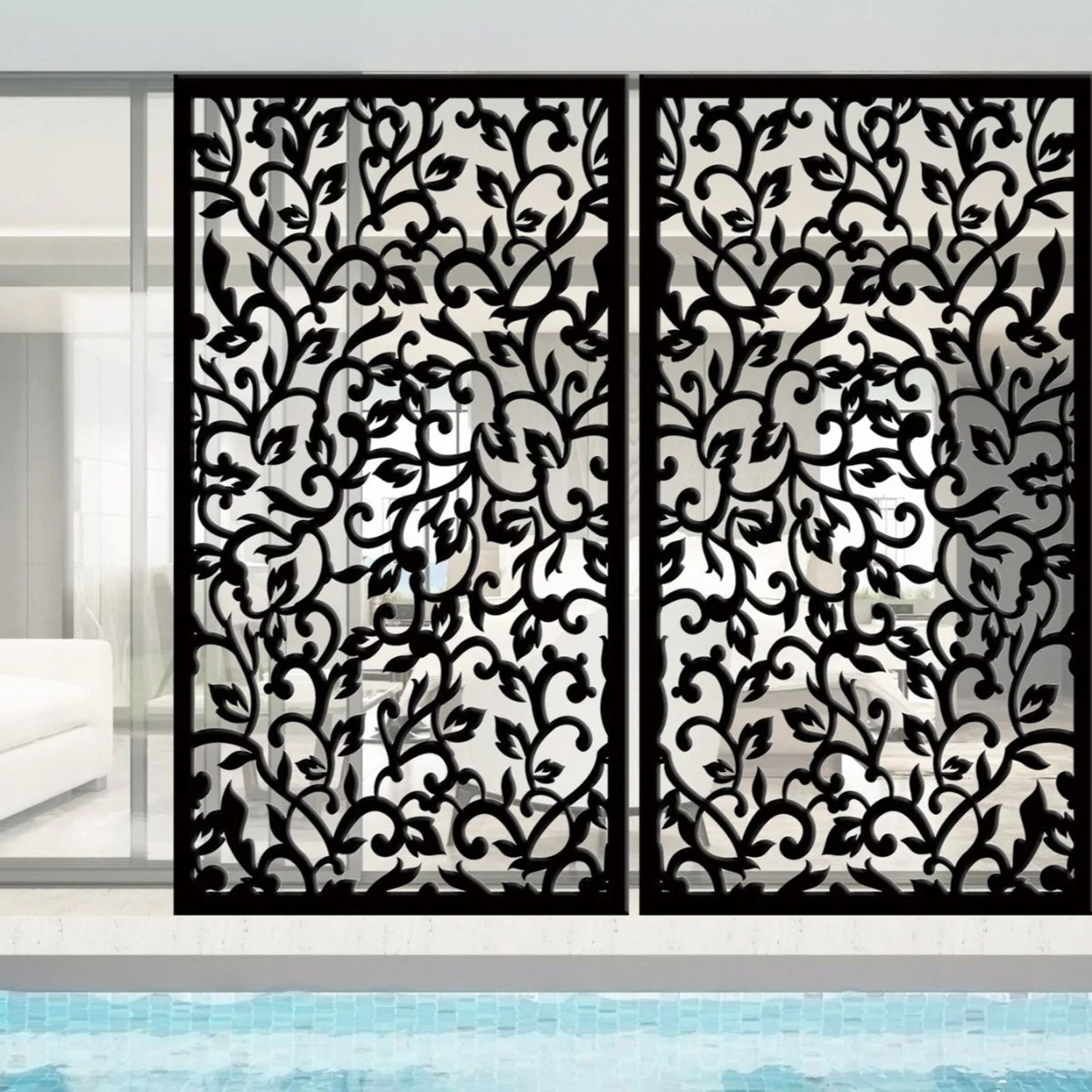 Decorative Security Screen - Koru MII gallery detail image