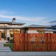 Combination Fence Panels - Half Fern with Straight line gallery detail image