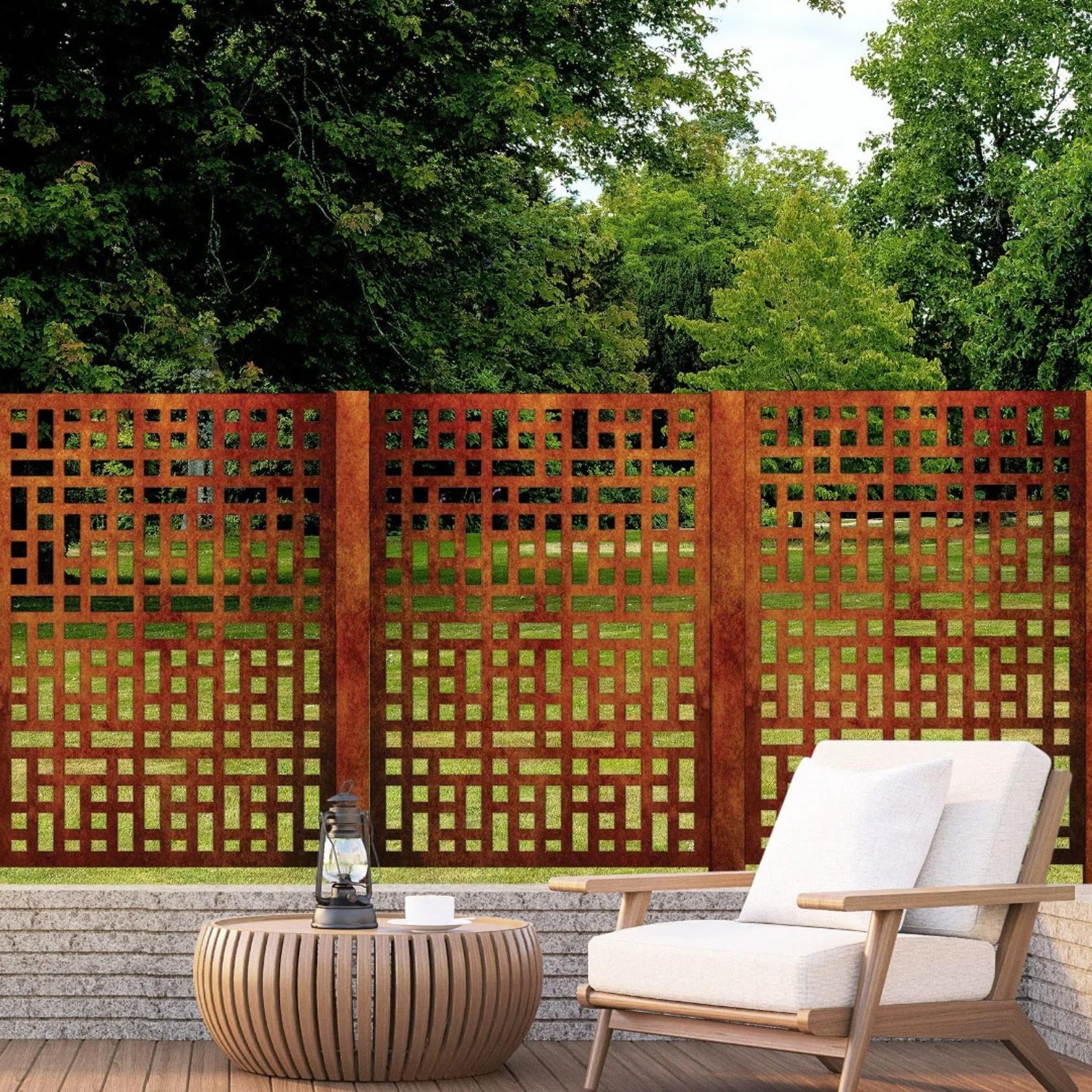 Fence Panels & Decorative Screen - Vertical Tetris gallery detail image